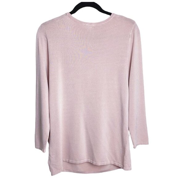 L'Agence NWT $325 Jocelyn Cutout Sweater in Petal Country Pink Women;s Sz XL - Picture 7 of 7